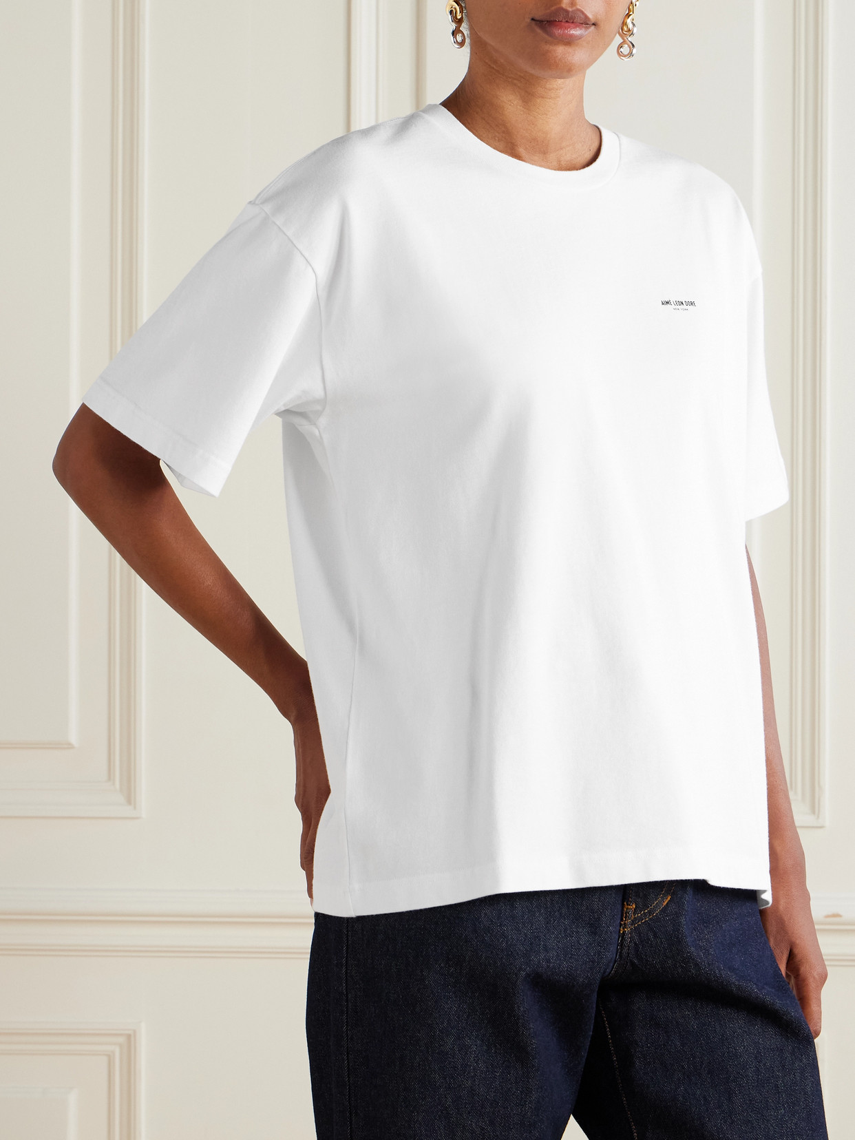 Aimé Leon Dore Printed Cotton-jersey T-shirt In Multi