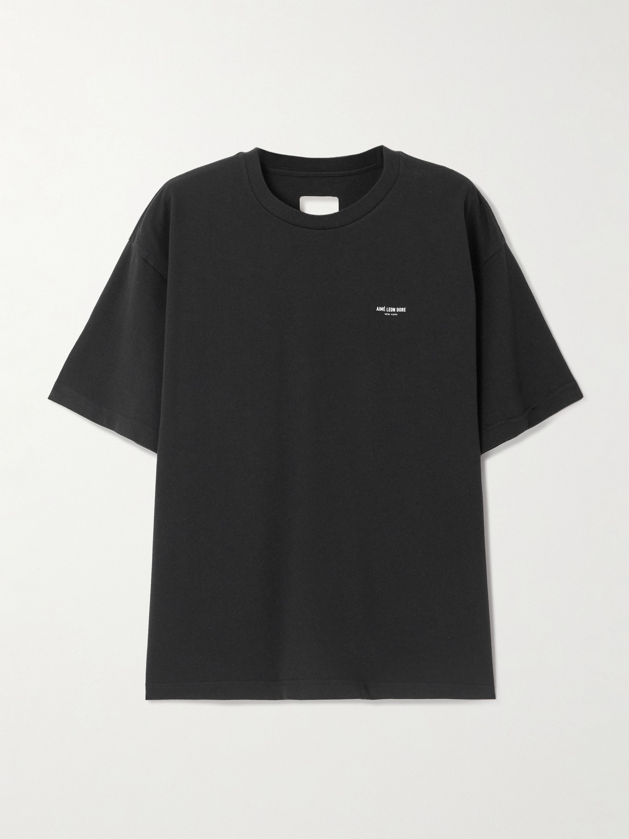Aimé Leon Dore Printed Cotton-jersey T-shirt In Black