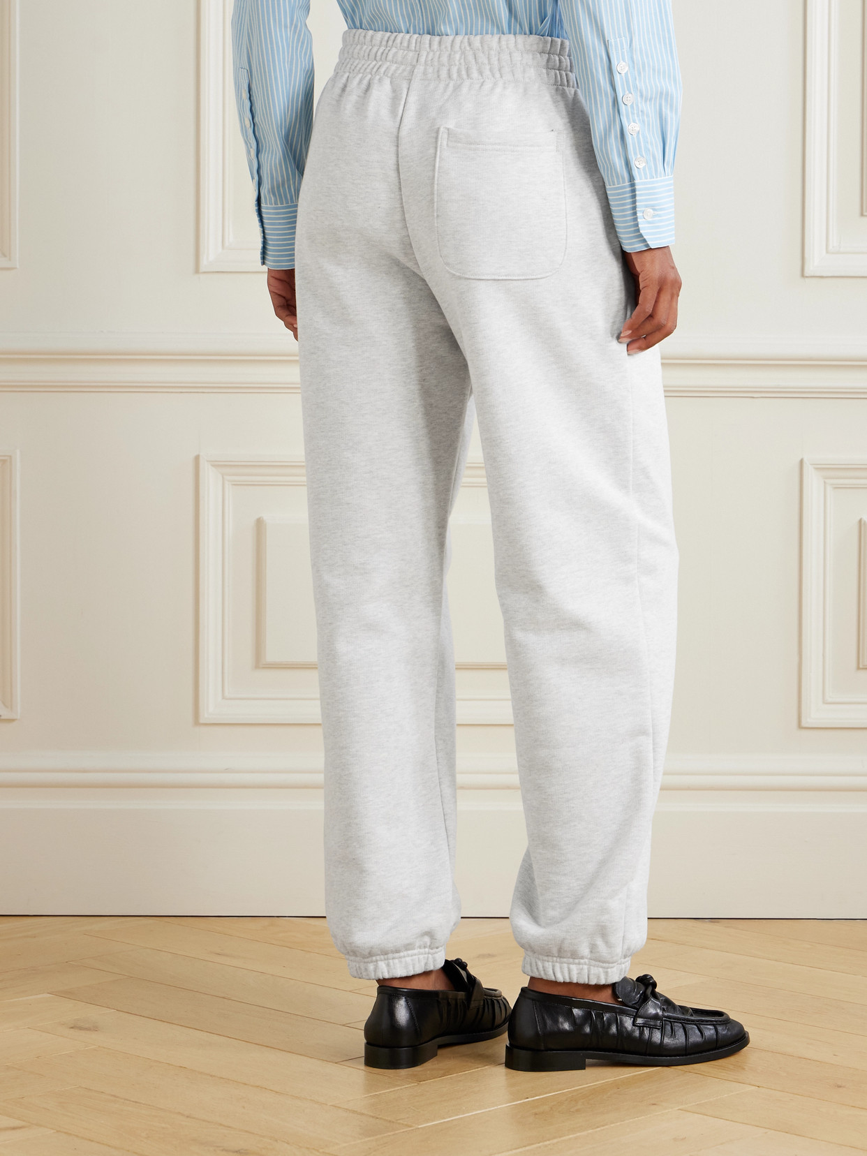 Aimé Leon Dore Elastic Waist Sports Pants In Gray
