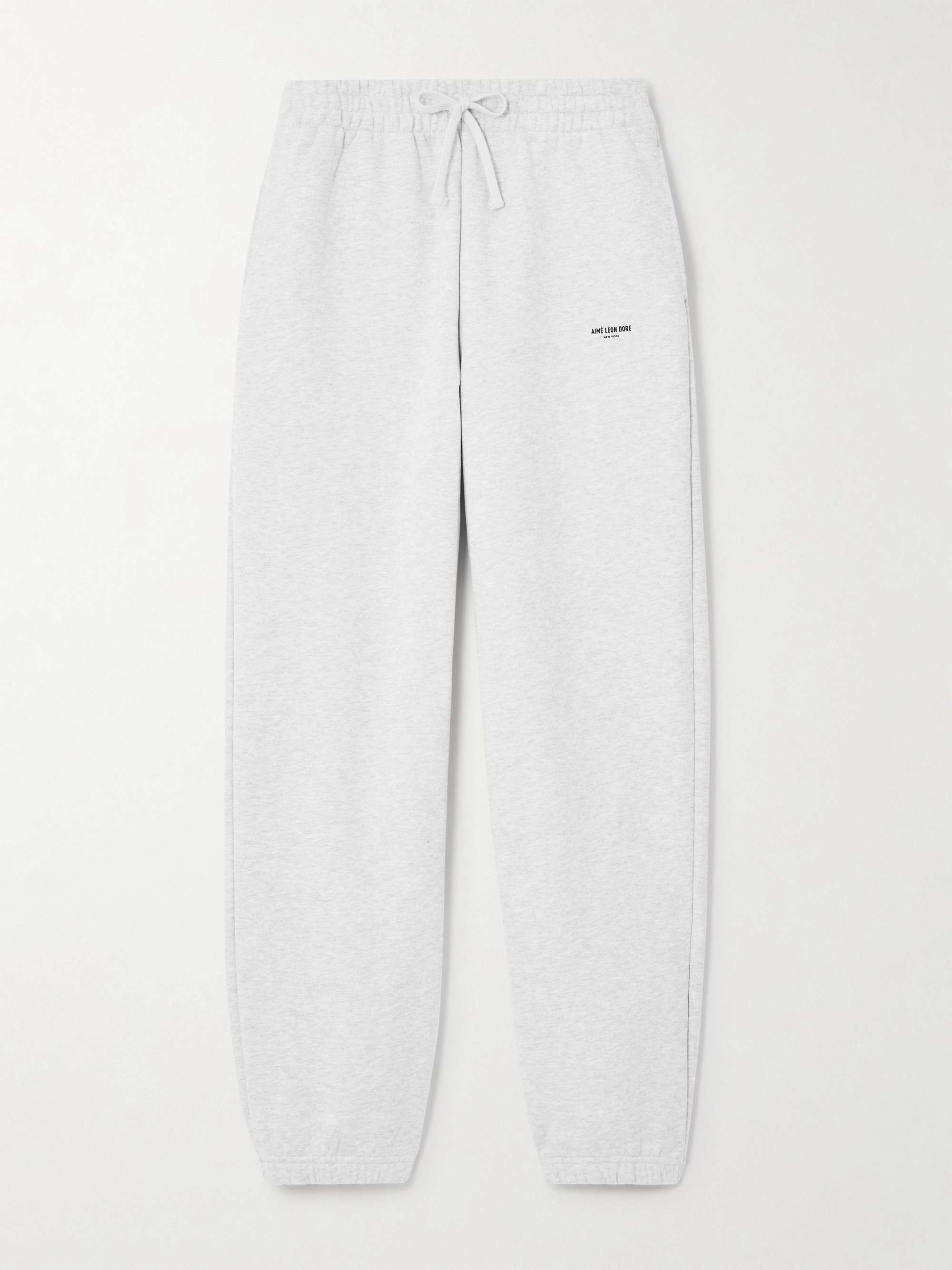 AIMÉ LEON DORE Cotton-jersey track pants | NET-A-PORTER