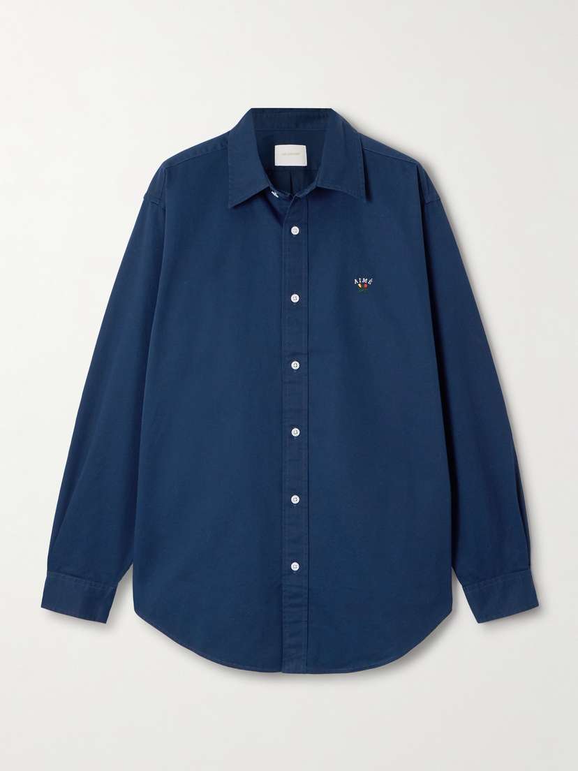 Aimé Leon Dore Embroidered Cotton-twill Shirt