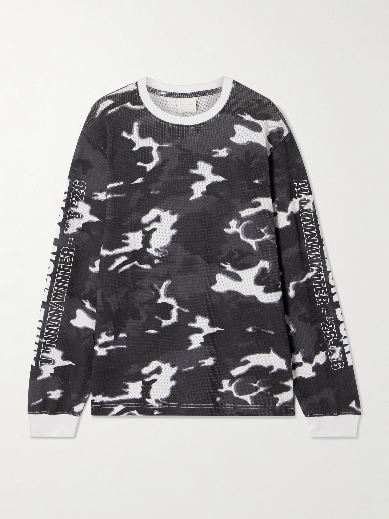 Aimé Leon Dore Camouflage-print Cotton-mesh T-shirt In Multi