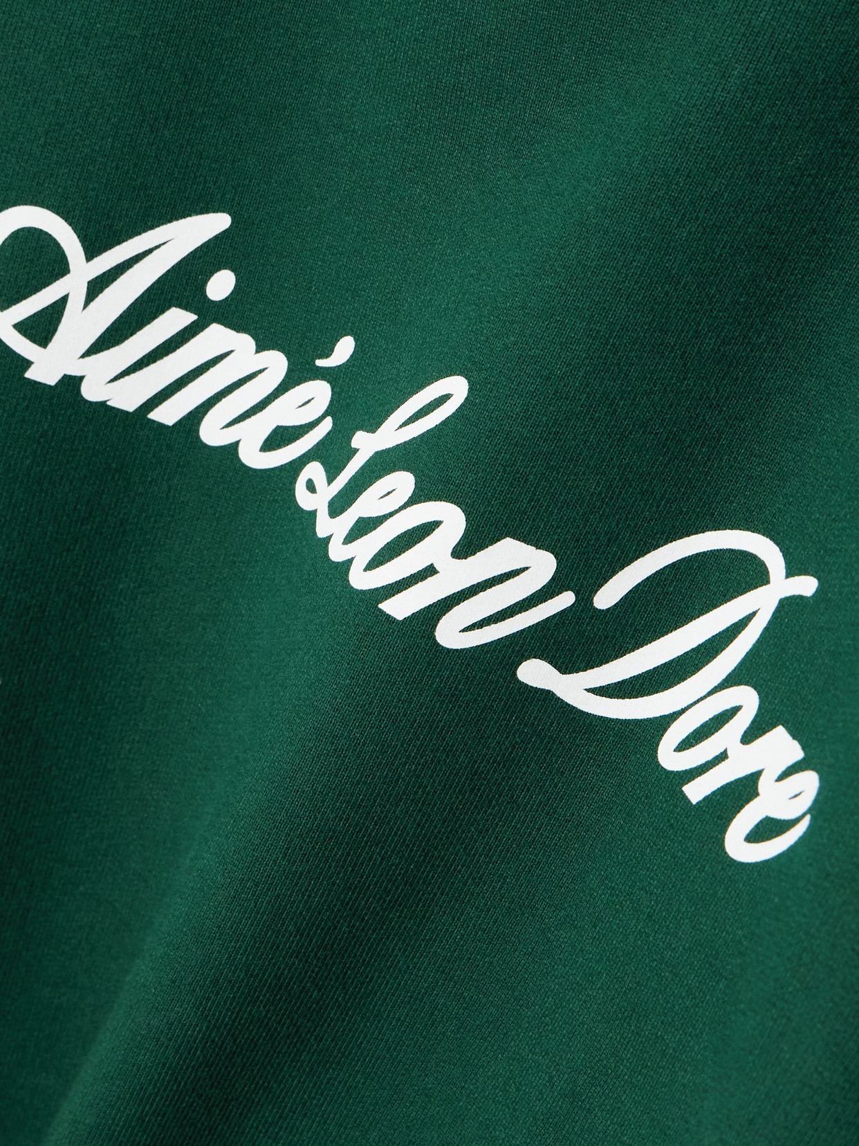 Aimé Leon Dore Logo-print Cotton-jersey Sweatshirt In Green