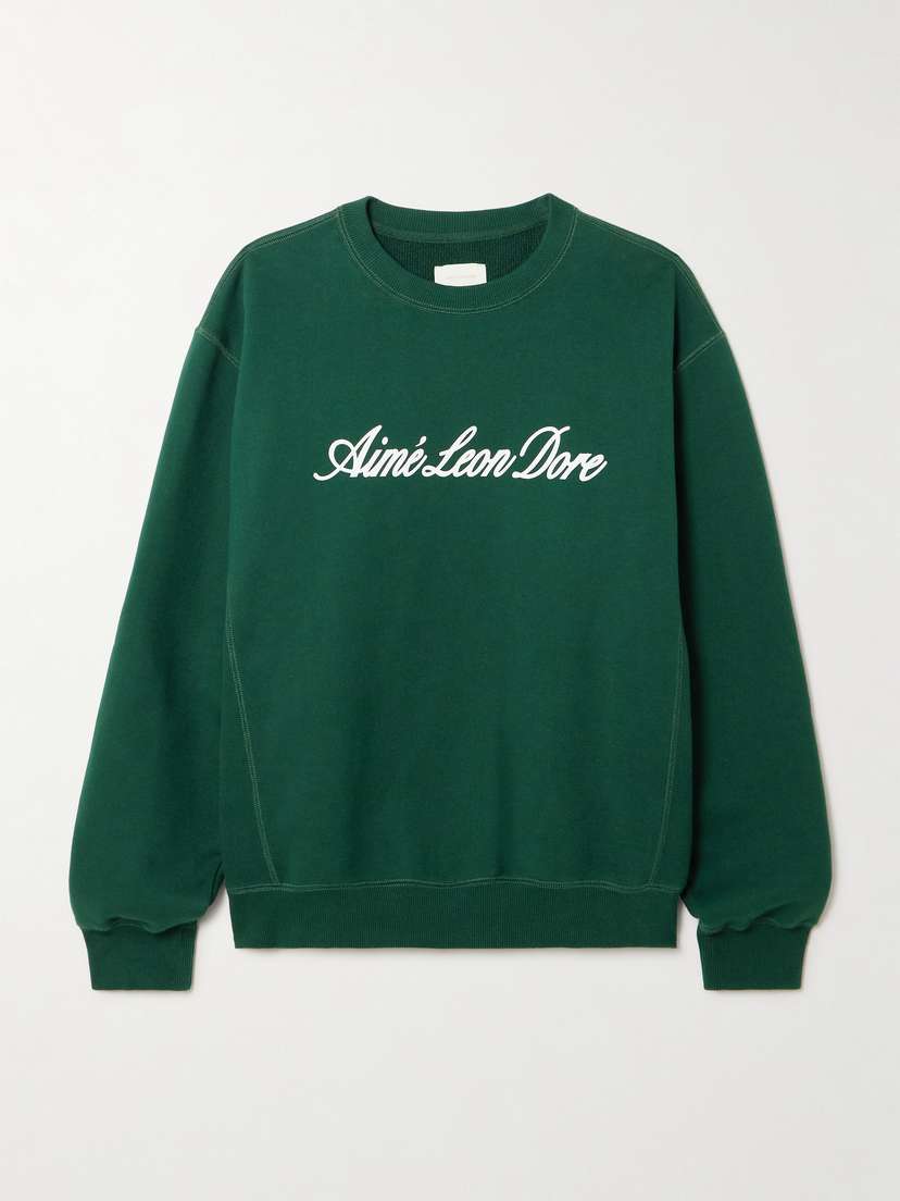 Aimé Leon Dore Logo-print Cotton-jersey Sweatshirt