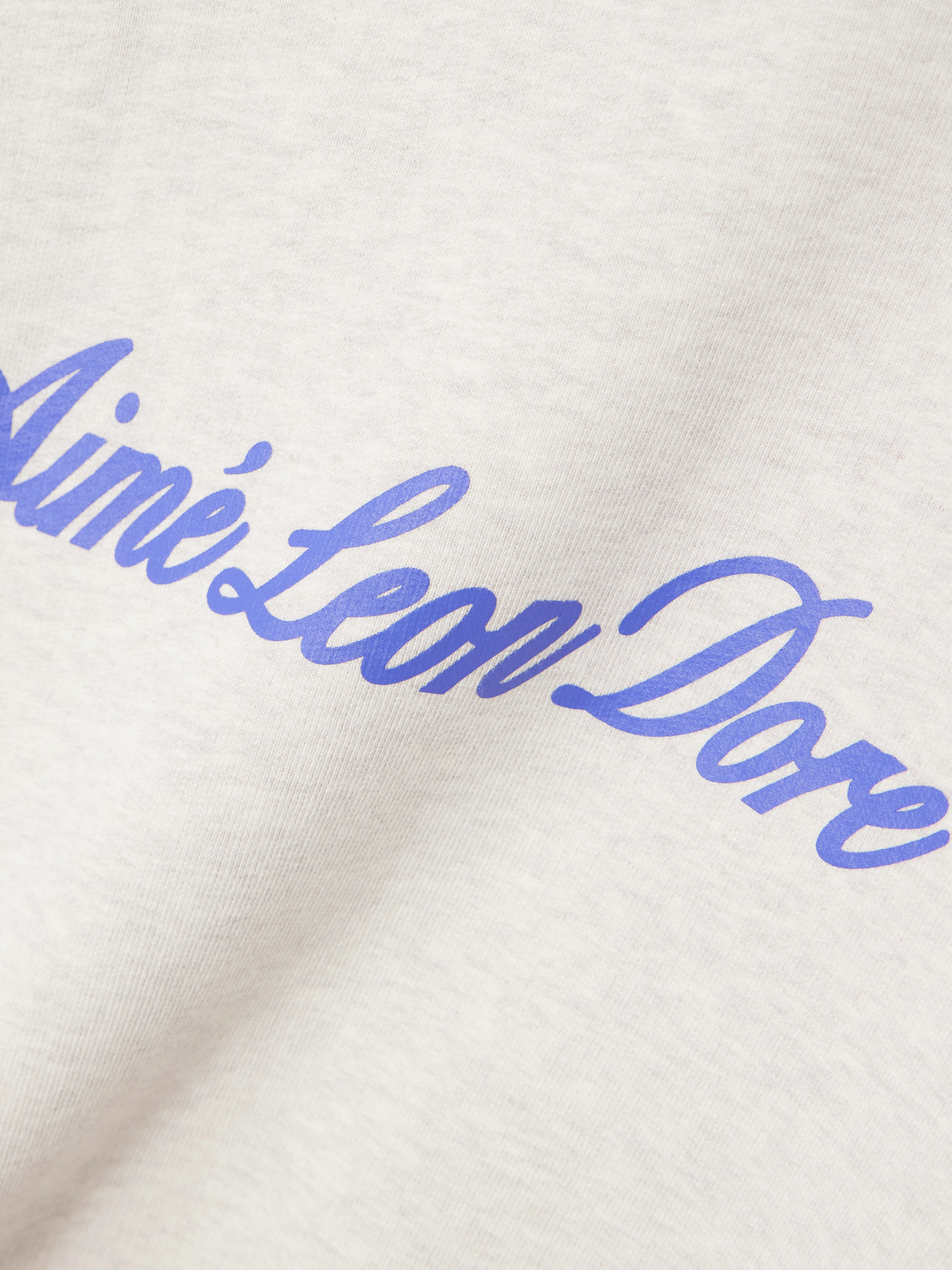Aimé Leon Dore Logo-print Cotton-jersey Sweatshirt In White