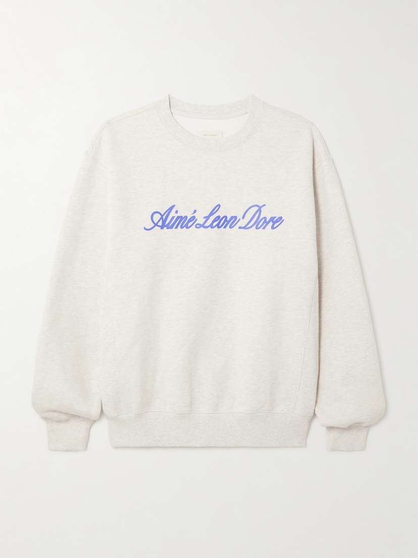 Aimé Leon Dore Logo-print Cotton-jersey Sweatshirt