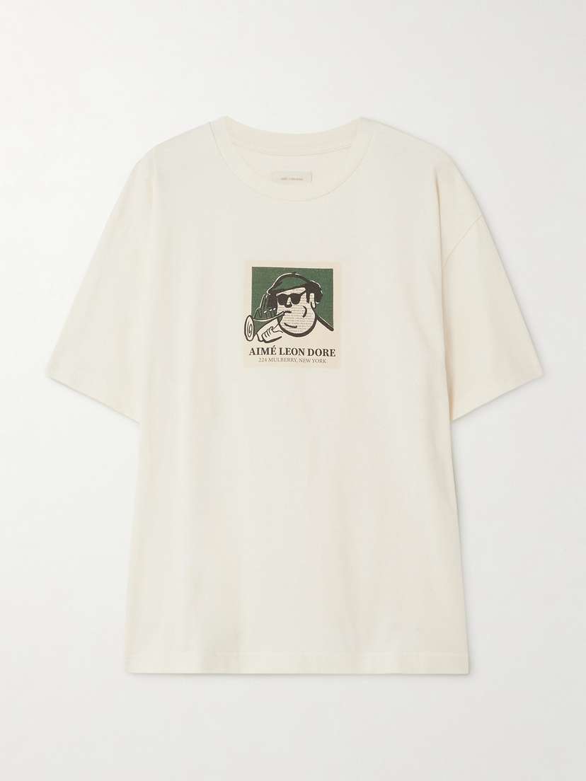 Aimé Leon Dore Musician Printed Cotton-jersey T-shirt