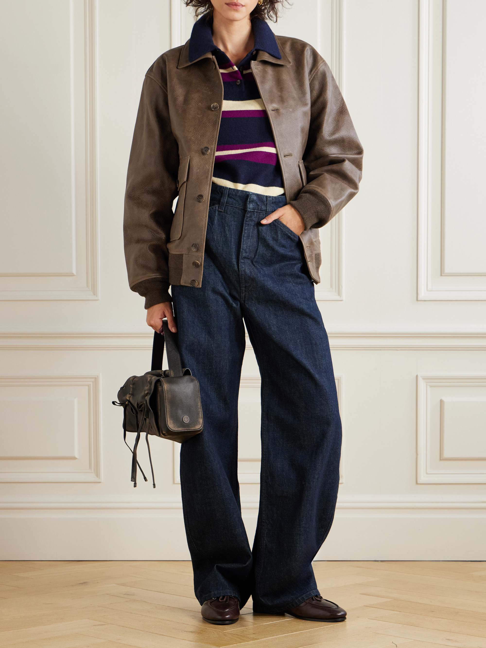 AIMÉ LEON DORE ブラウンジャンパー M Aime Leon Dore Down Puffer Jacket Brown Men's - FW22 - US