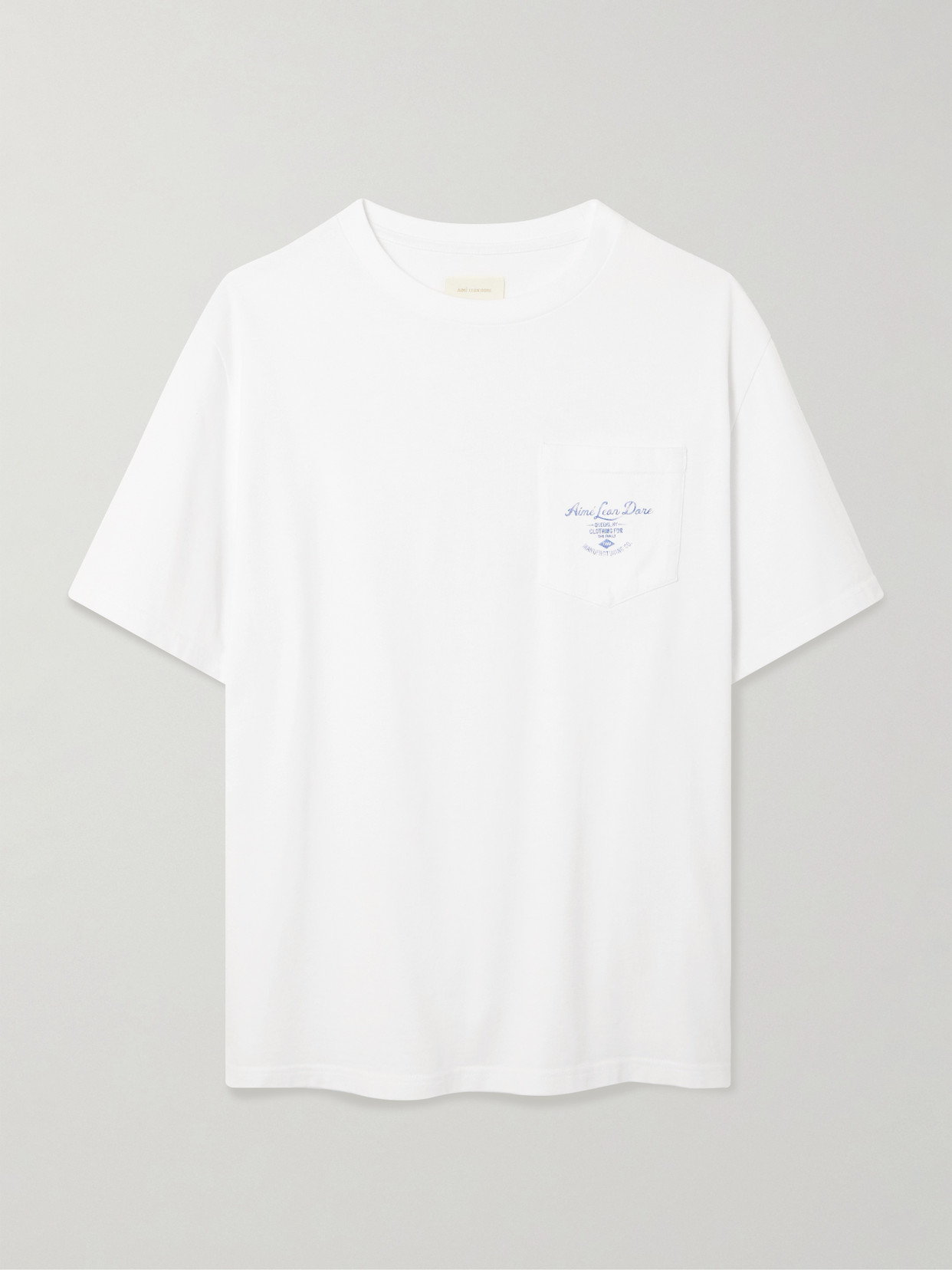 Aimé Leon Dore Clothier Printed Cotton-jersey T-shirt In White
