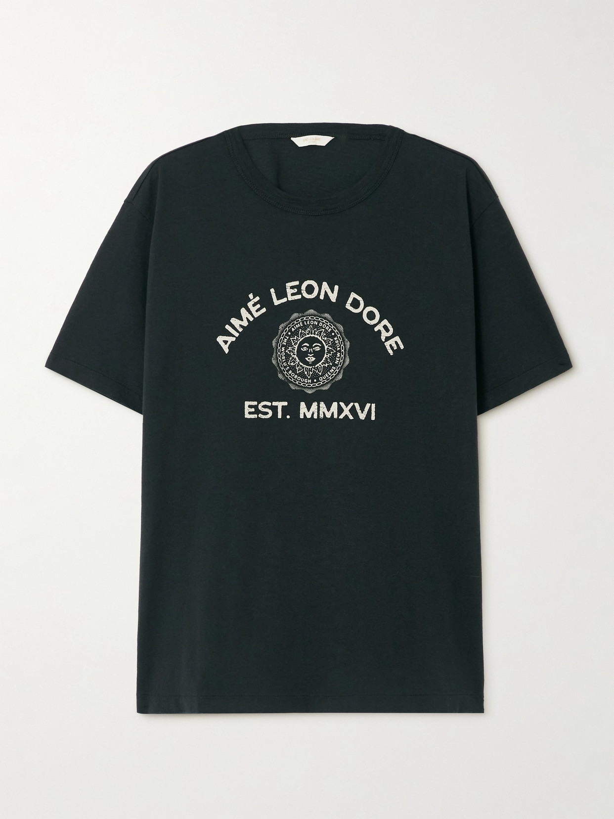 Aimé Leon Dore Printed Cotton-jersey T-shirt In Green