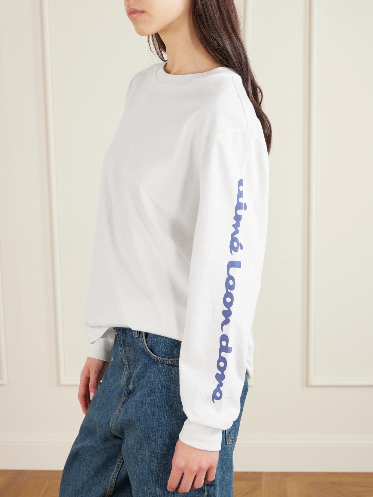 Aimé Leon Dore Alpine Printed Cotton-jersey T-shirt In White