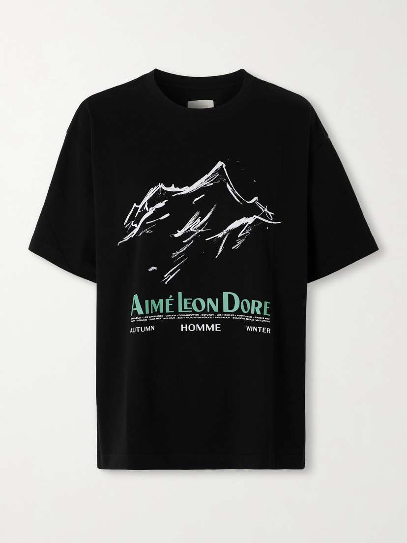 Aimé Leon Dore Summit Printed Cotton-jersey T-shirt