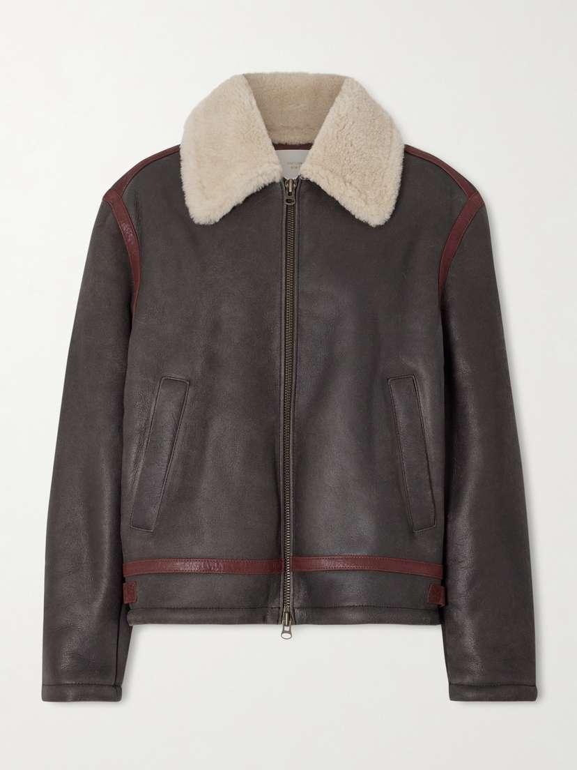 Aimé Leon Dore Printed Shearling Jacket