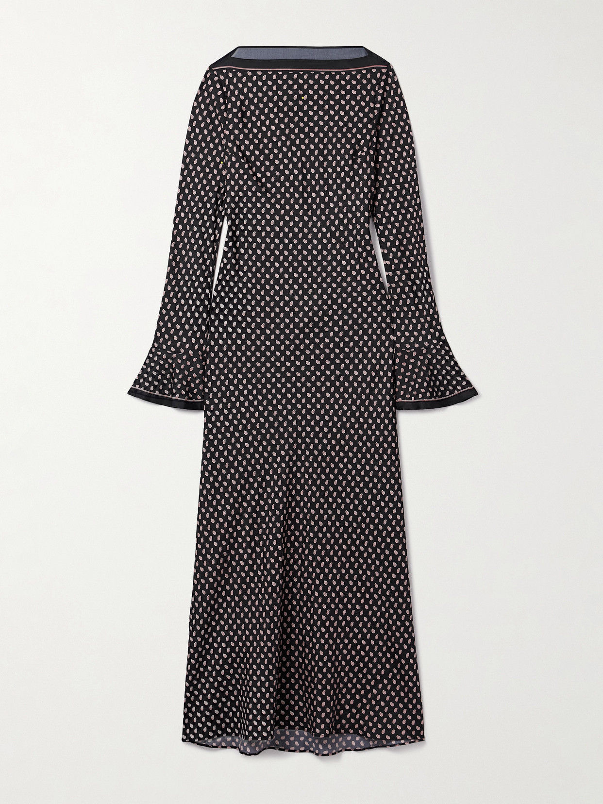 Doen Davina Paisley-print Silk-blend Twill Midi Dress In Multi
