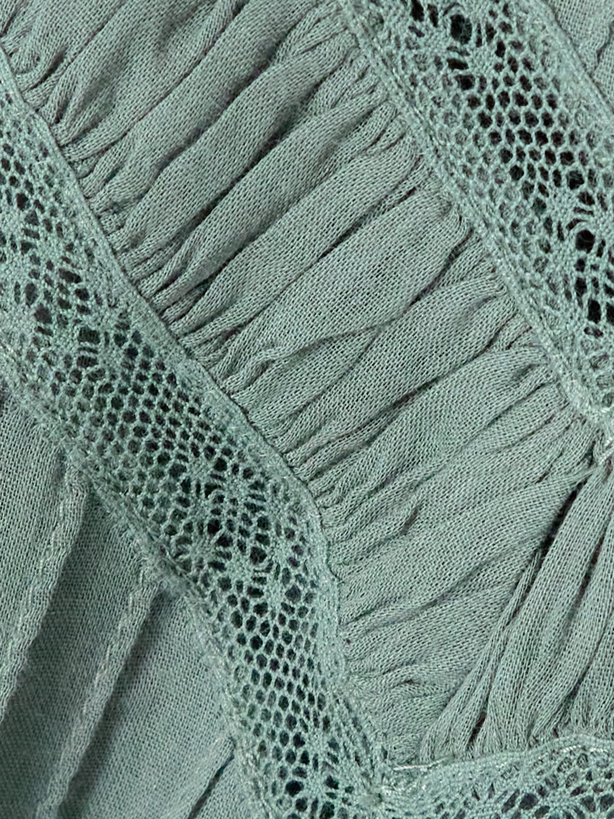 Dôen - Adelphine Crochet-Trimmed Pintucked Organic Cotton-Voile Blouse