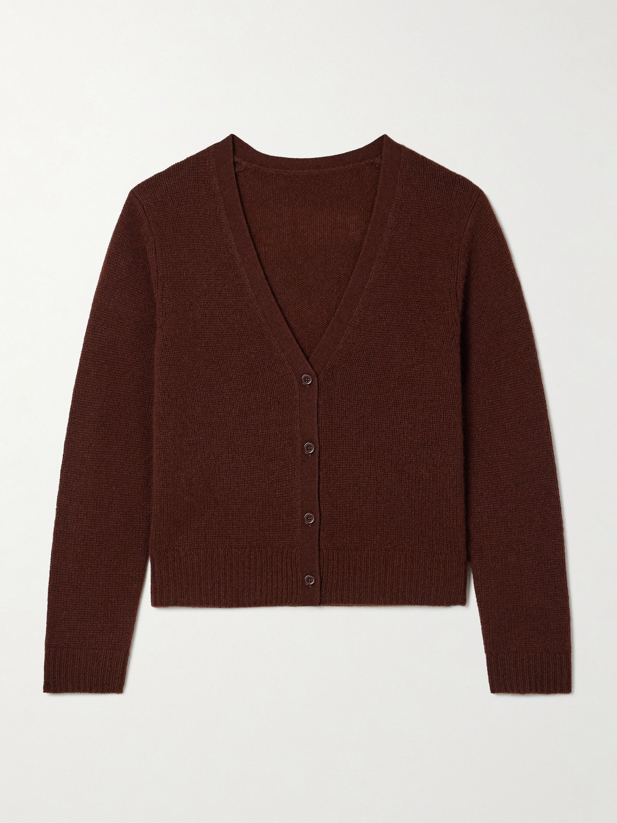 Doen Cameron Cashmere Cardigan In Brown