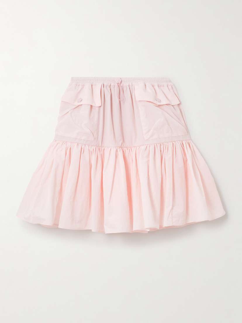 Cecilie Bahnsen Ruffled Taffeta Mini Skirt