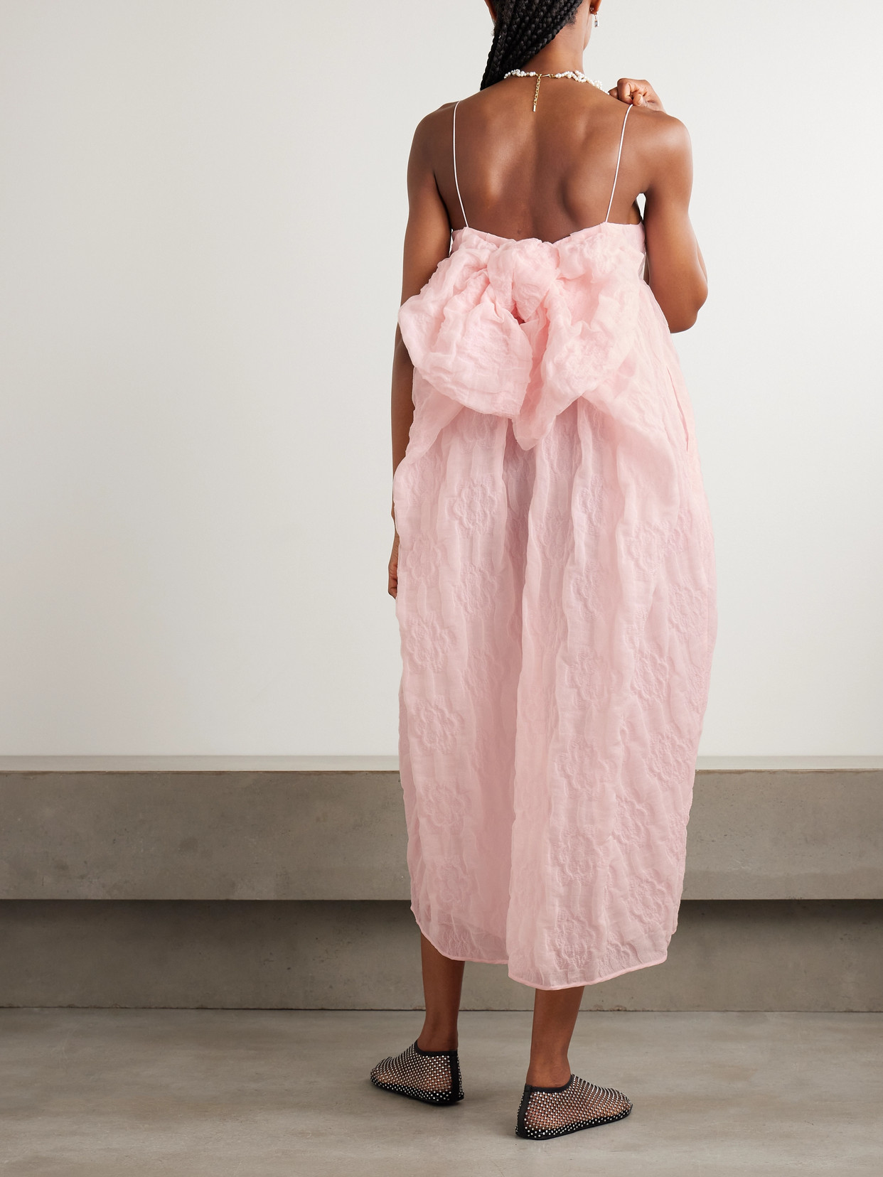 Cecilie Bahnsen Vilma Dress Pink