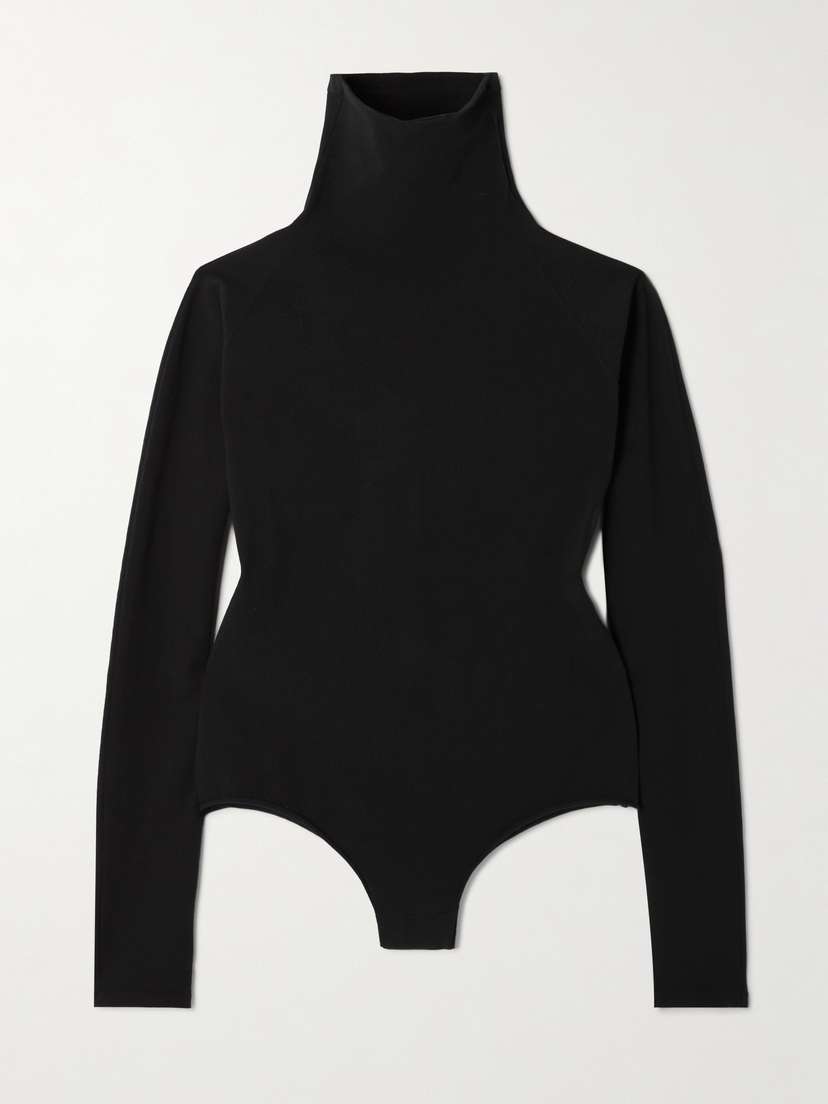 Alaïa Stretch-jersey Turtleneck Bodysuit
