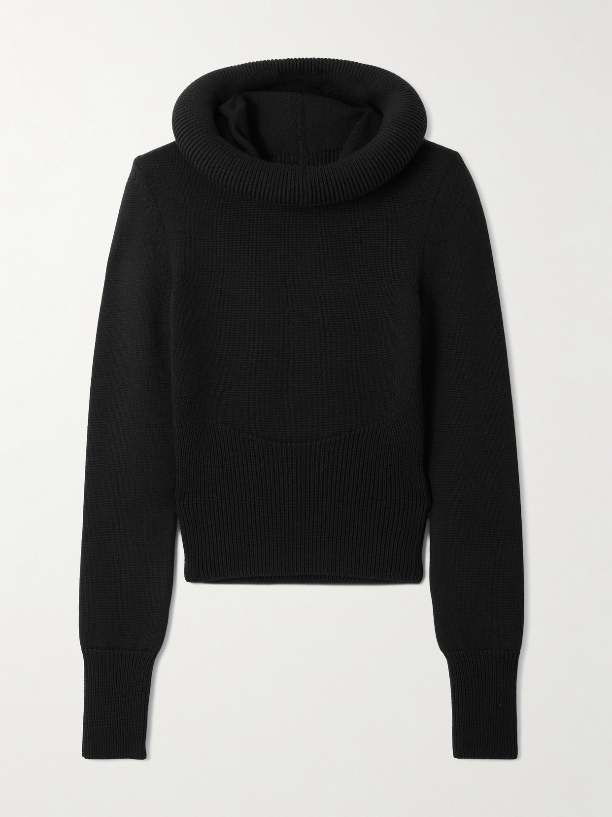 Alaïa Wool Sweater In Black