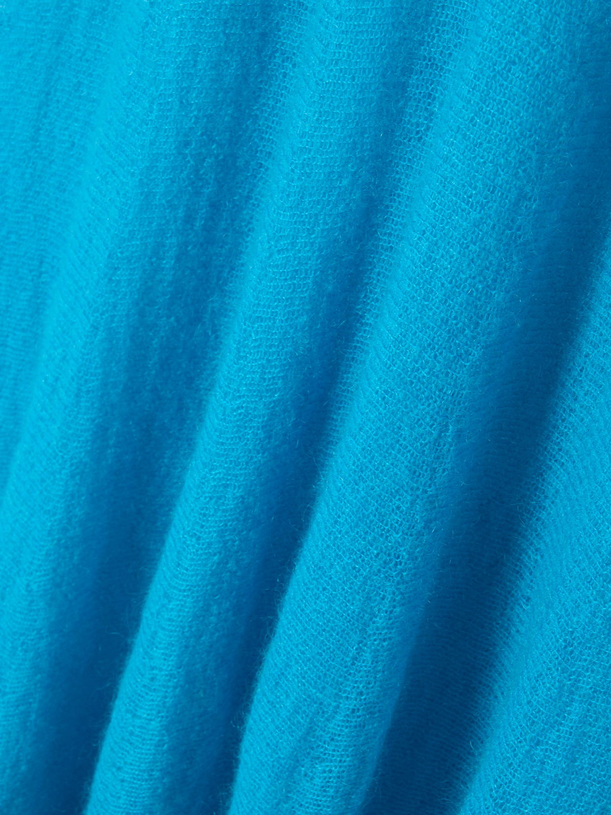 Alaïa Circle Mohair And Wool-blend Midi Skirt In Blue