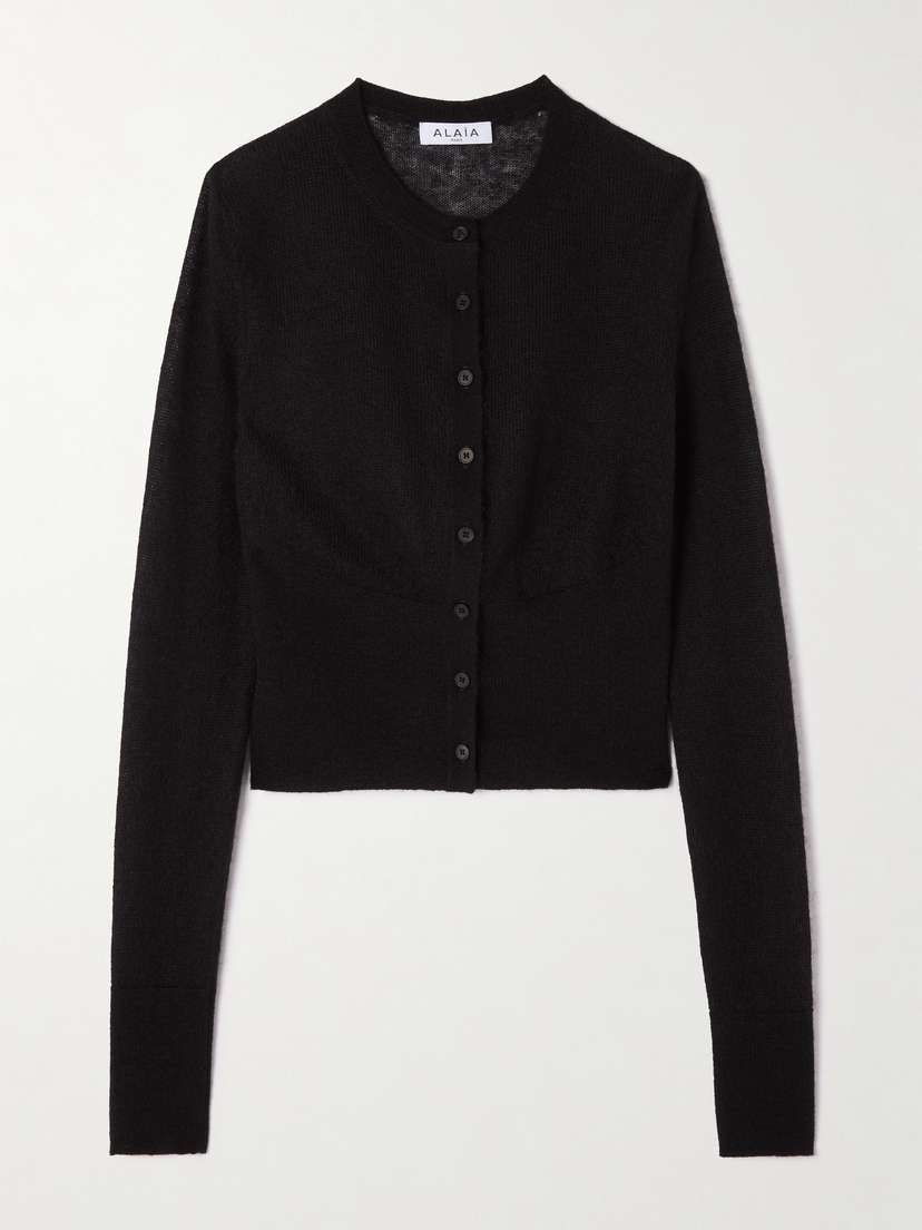 Alaïa Mohair-blend Cardigan