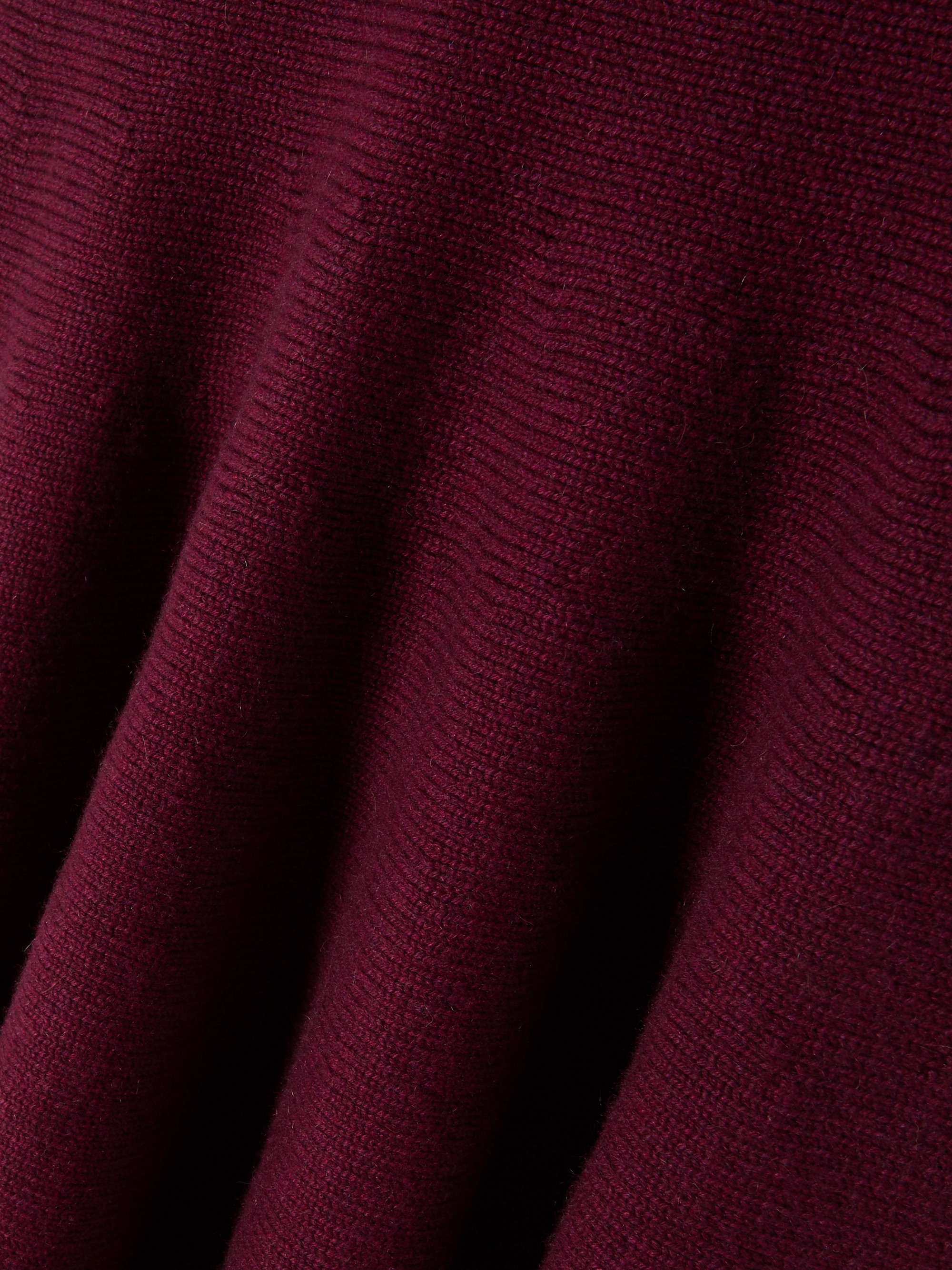 Alaïa Pleated knitted cashmere-blend midi skirt