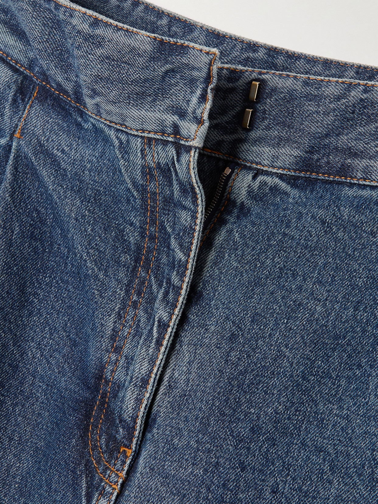 Alaïa - Pleated Straight-Leg Jeans