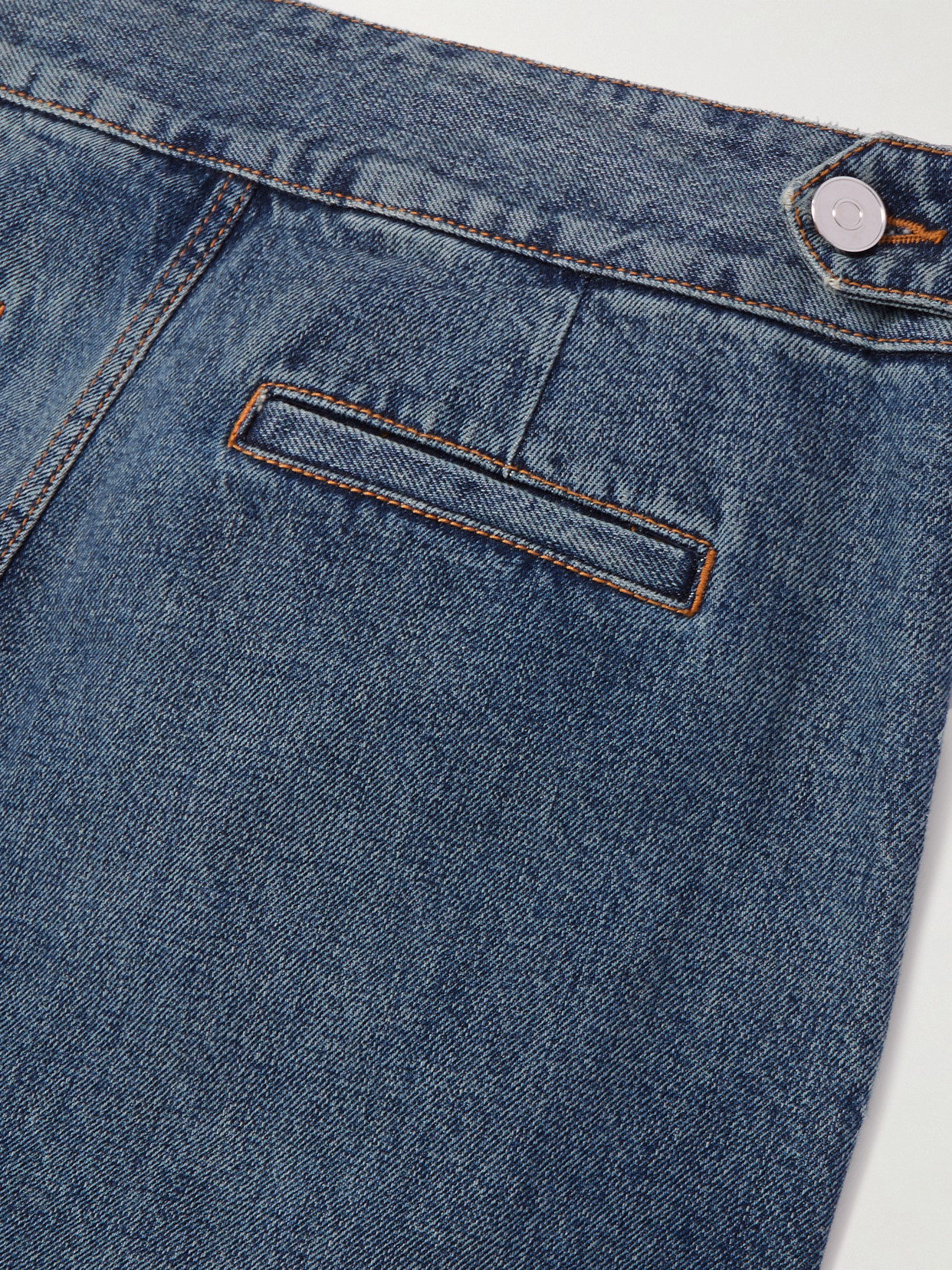 Alaïa - Pleated Straight-Leg Jeans