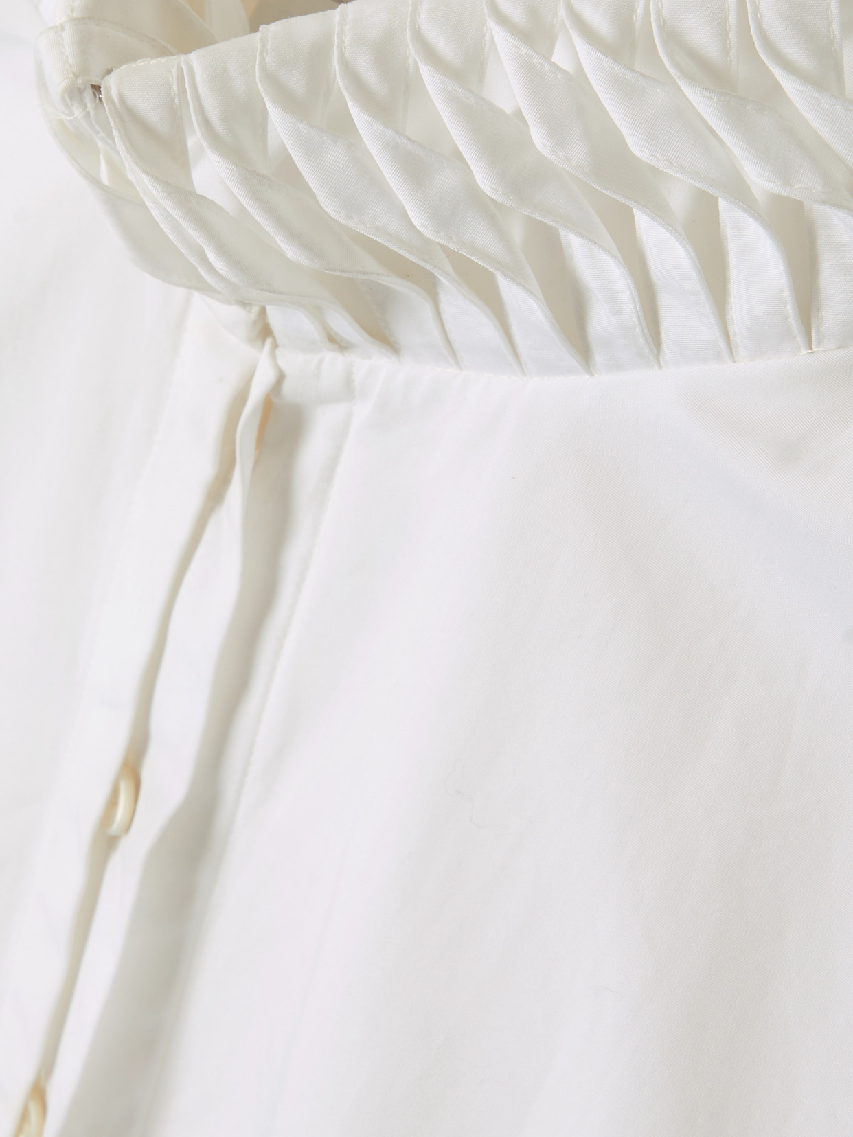 Alaïa - Cropped Folded Cotton-Poplin Shirt