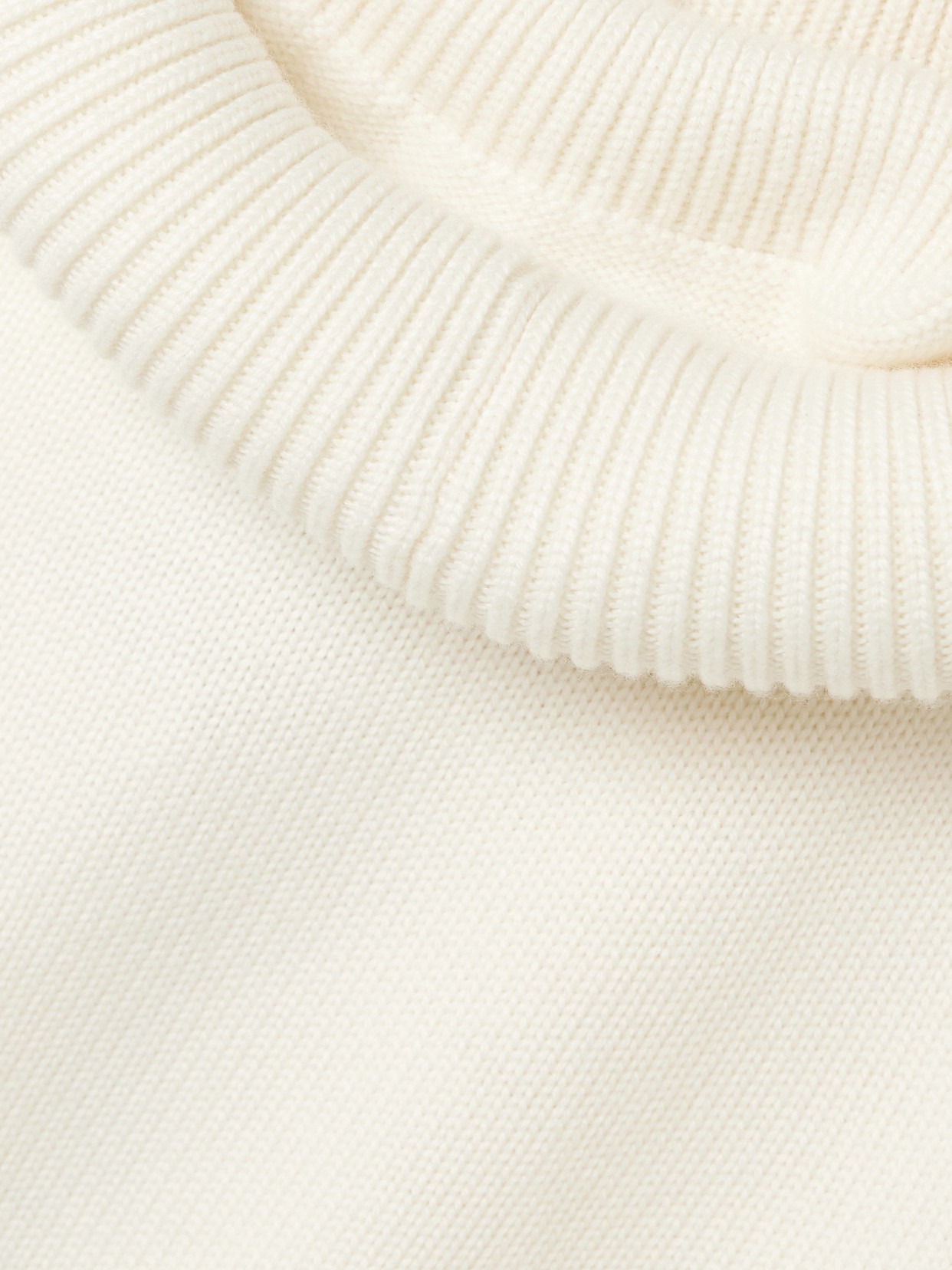 Alaïa Wool Hooded Sweater In White