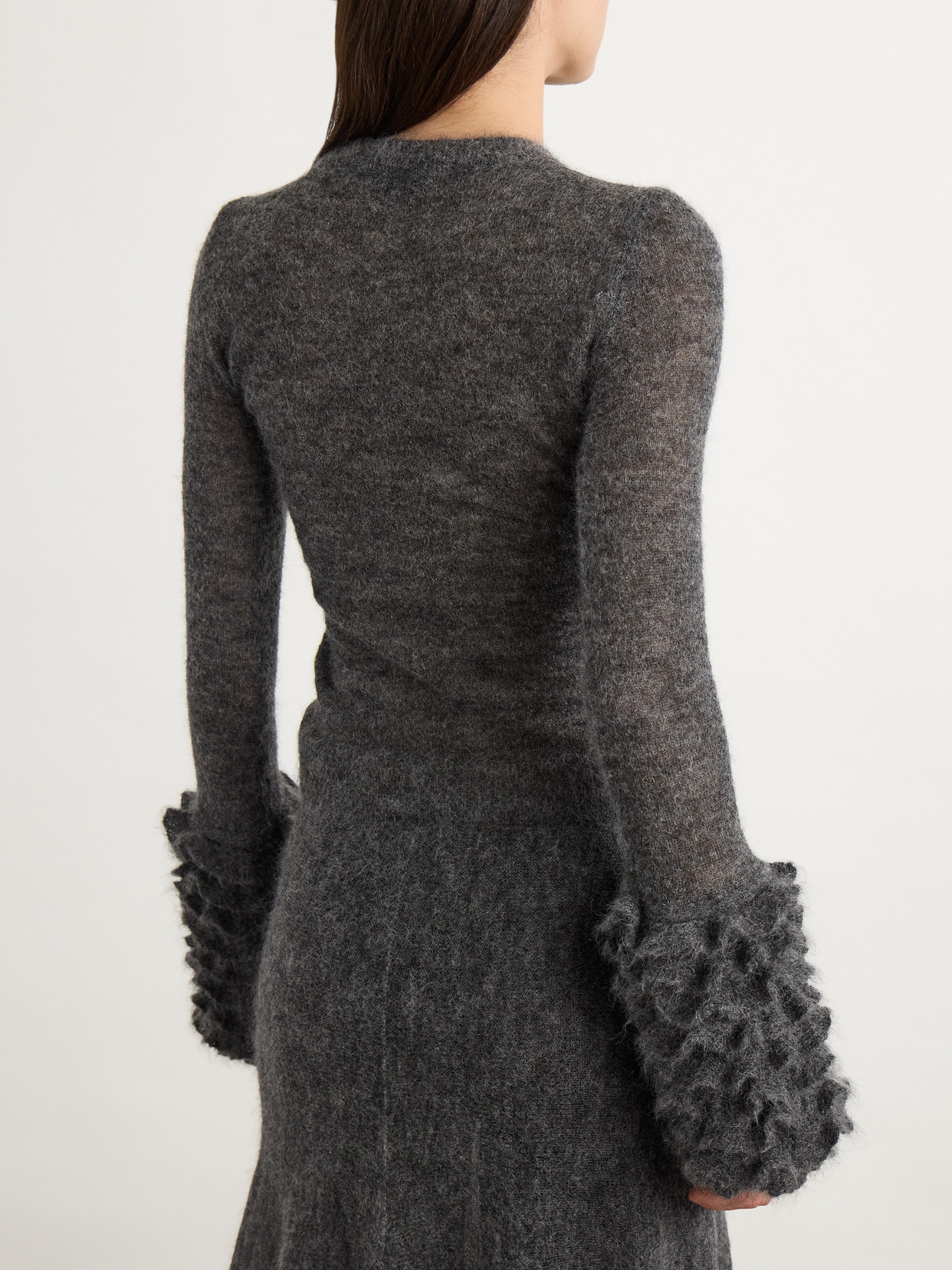 Alaïa - Ruched Mohair-Blend Sweater