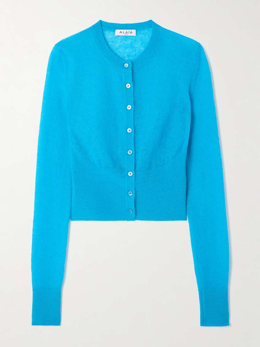 Alaïa Mohair-blend Cardigan