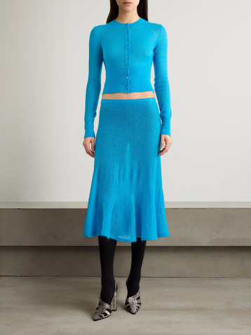 Alaïa Mohair-blend cardigan
