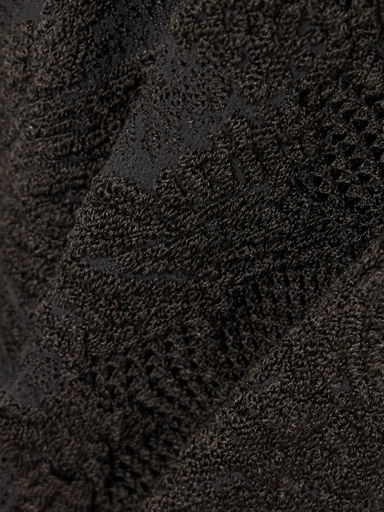 Alaïa Silk-blend Jacquard-knit Midi Dress In Black