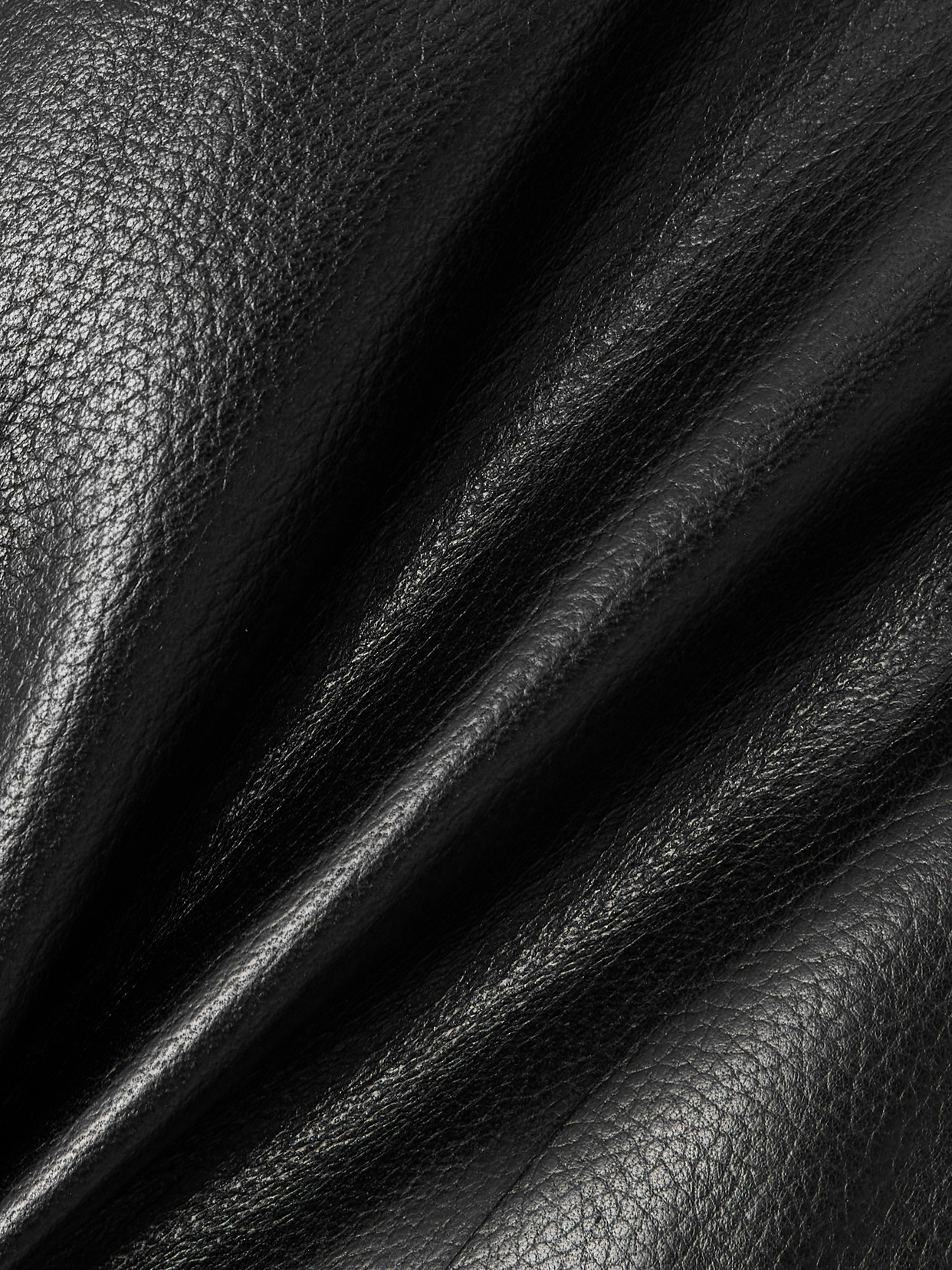 Alaïa Taffeta Padded Bomber Jacket In Black