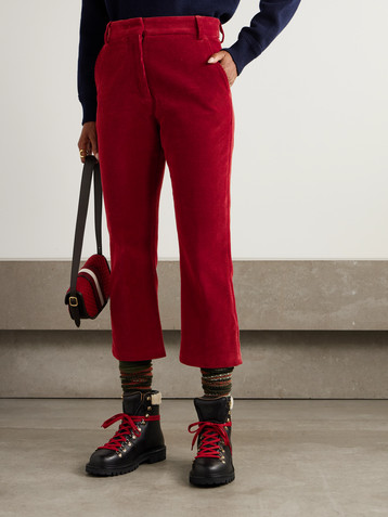 BALLY Cotton-corduroy flared pants