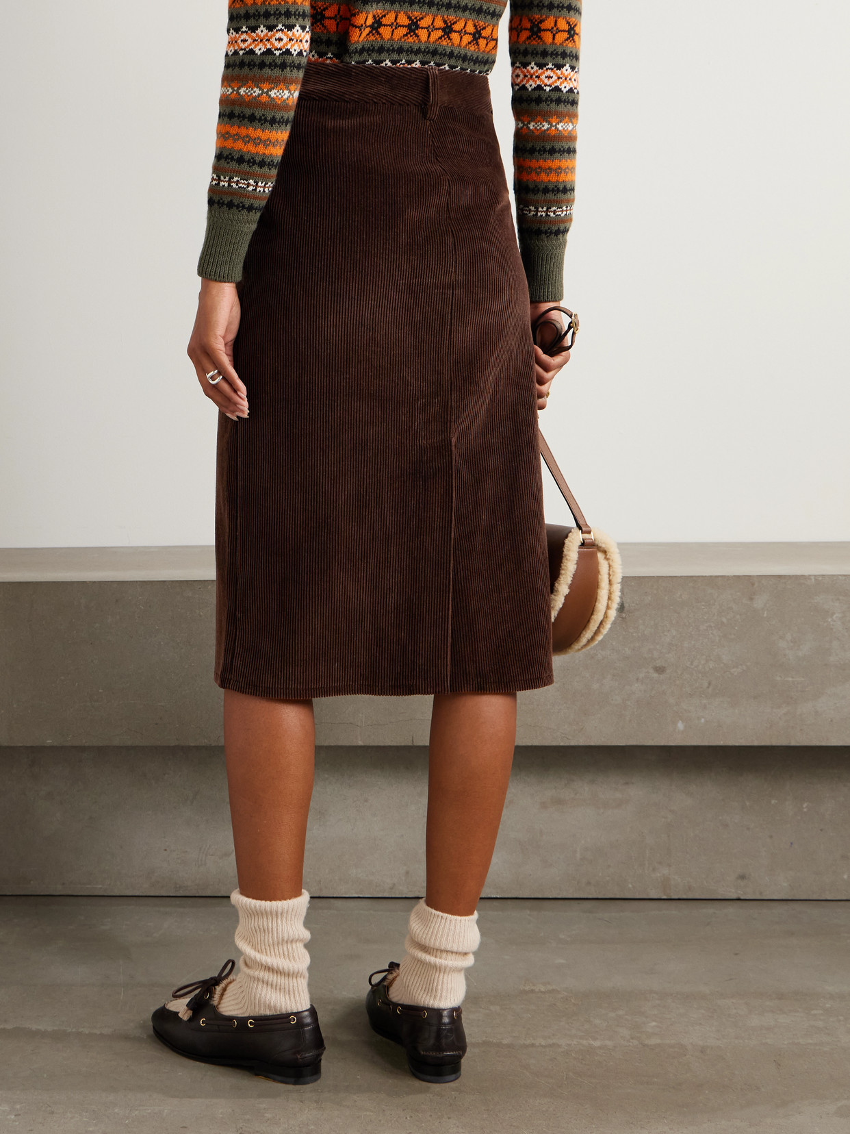 Cotton-Corduroy Midi