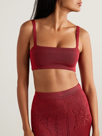 Calle Del Mar Stretch-knit bralette