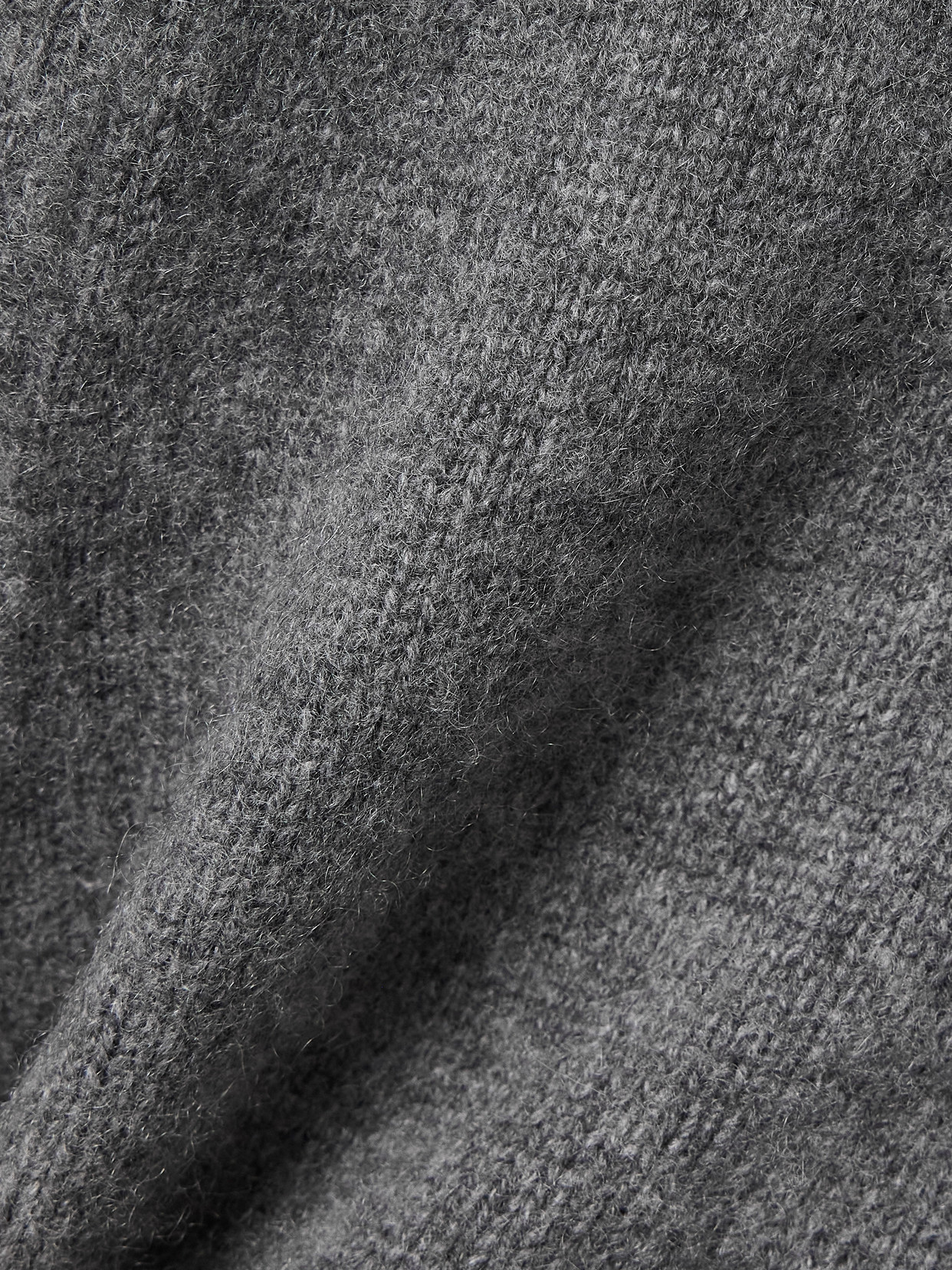Calle Del Mar Winter Fair Isle Cashmere Wide-leg Pants In Gray