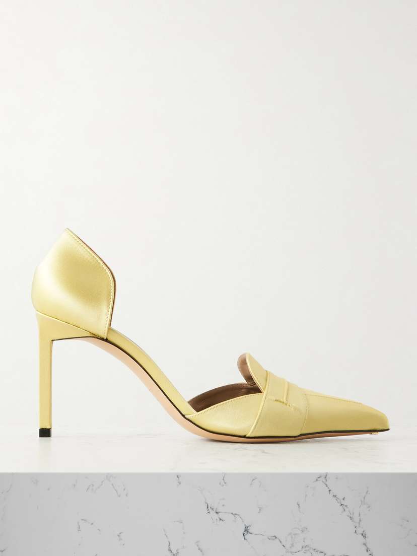 Tom Ford Eva D'orsay Satin Pumps