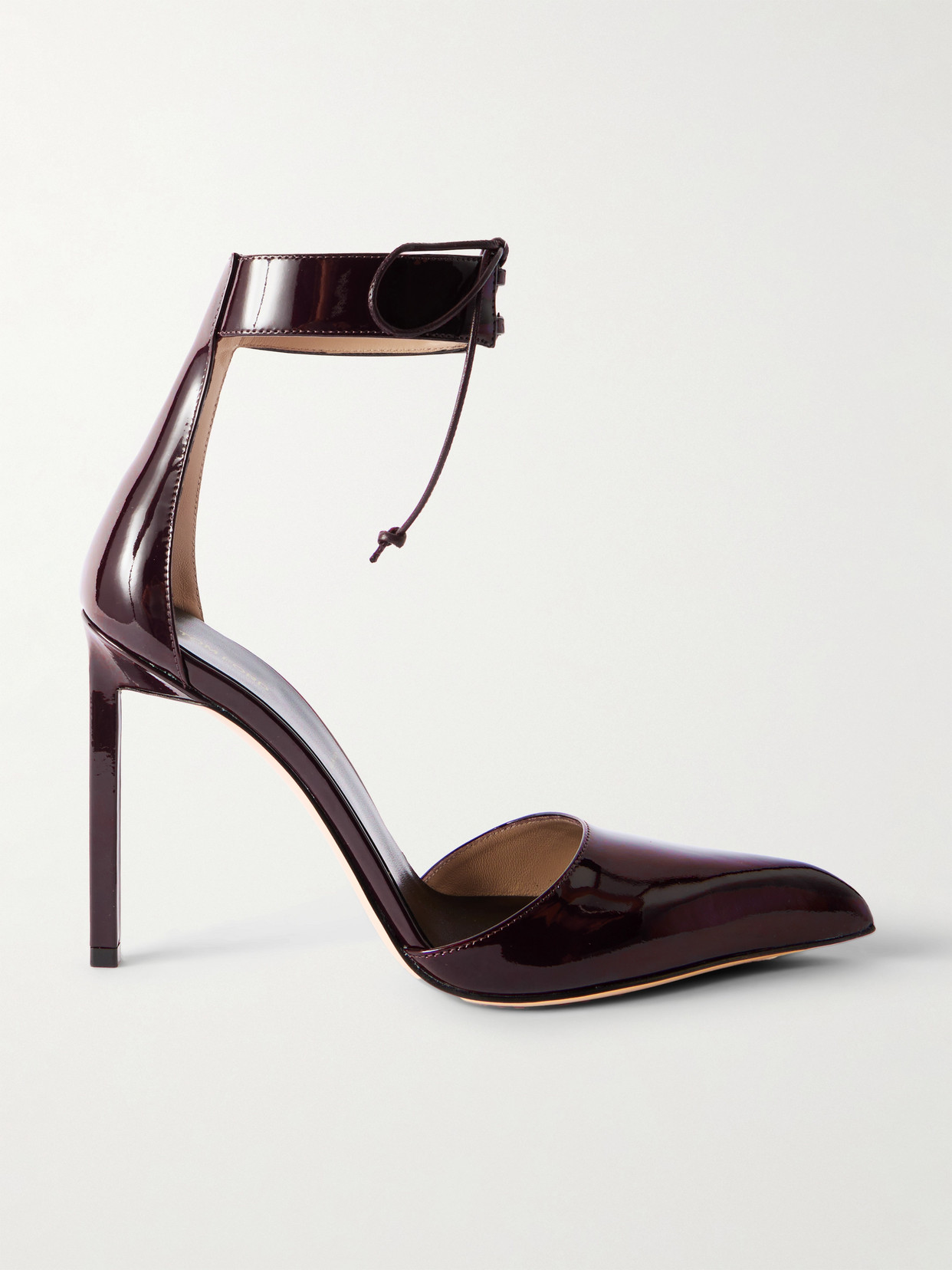 Tom Ford Patent-leather Pumps In Burgundy