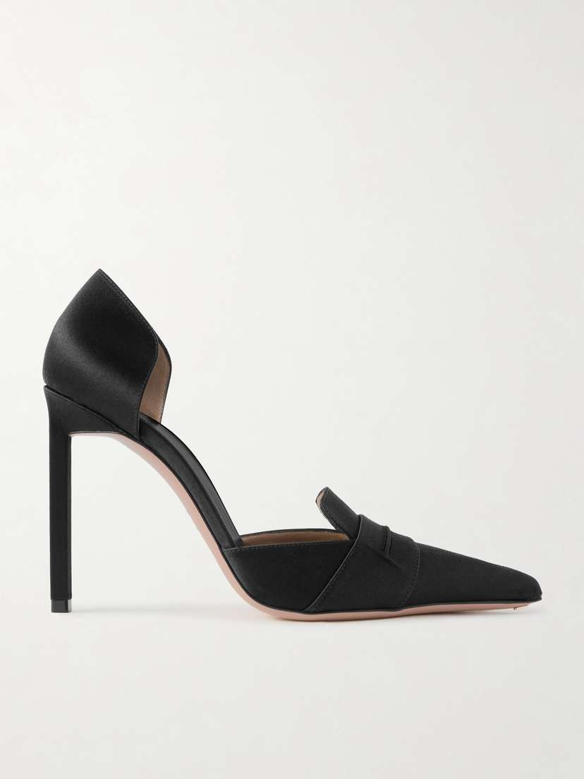 Tom Ford Eva D'orsay Satin Pumps