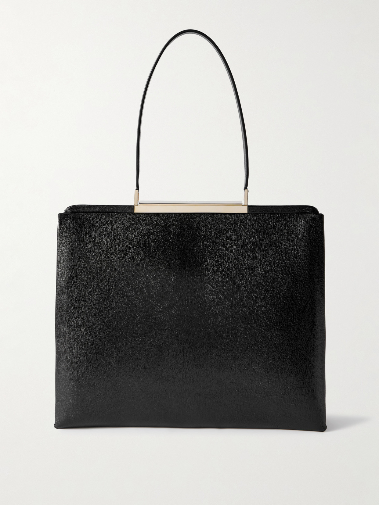 Tom Ford Leather Shoulder Bag In Black