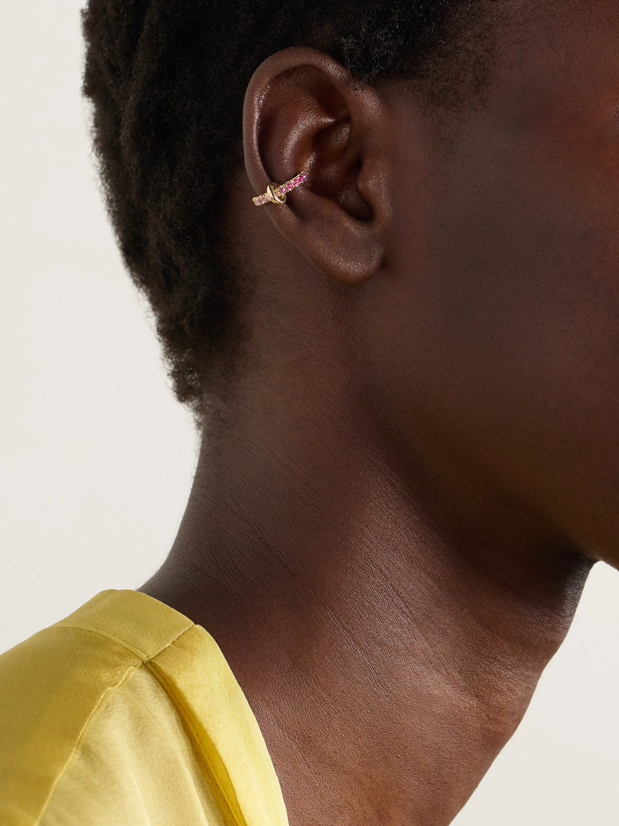 Spinelli Kilcollin Elara 18-karat Gold Sapphire Ear Cuff In Gold
