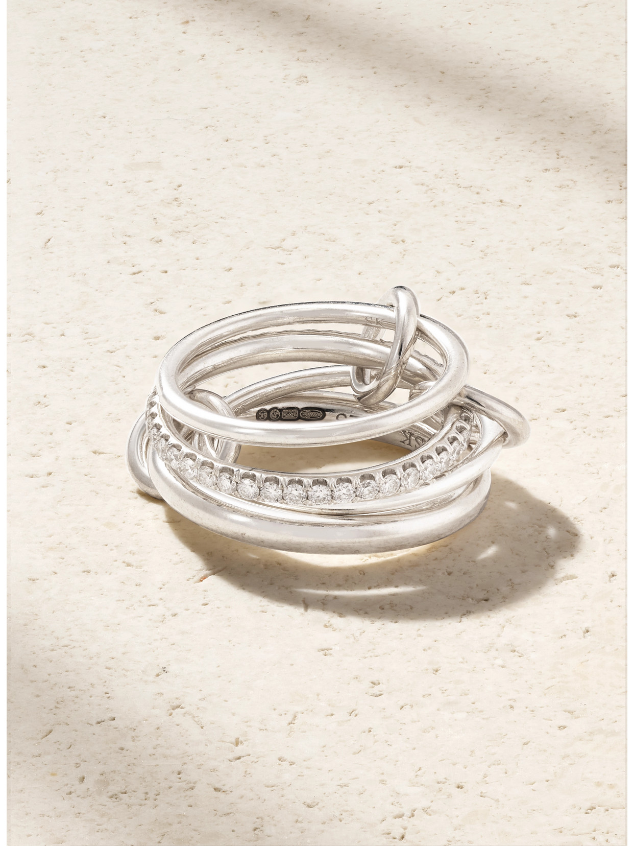 Spinelli Kilcollin Nimbus Sterling Silver Diamond Ring In Metallic