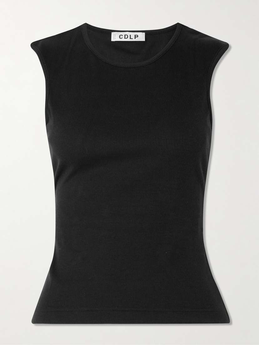 CDLP Ribbed Tencel™ Lyocell-blend Jersey Tank