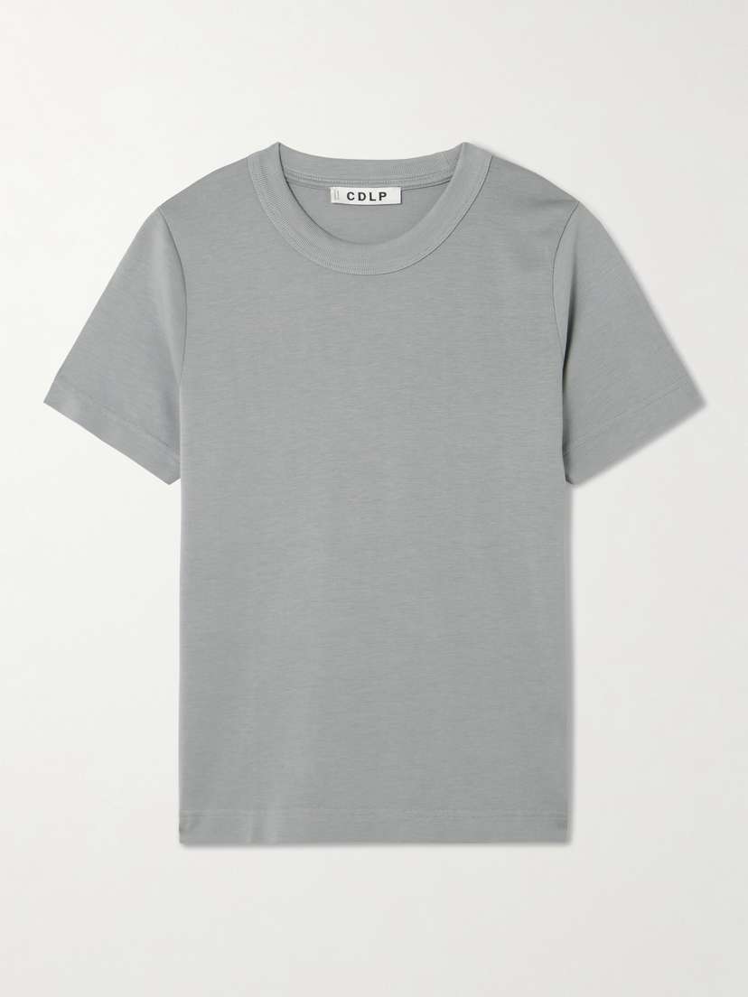 CDLP Tencel™ Lyocell And Cotton-blend T-shirt