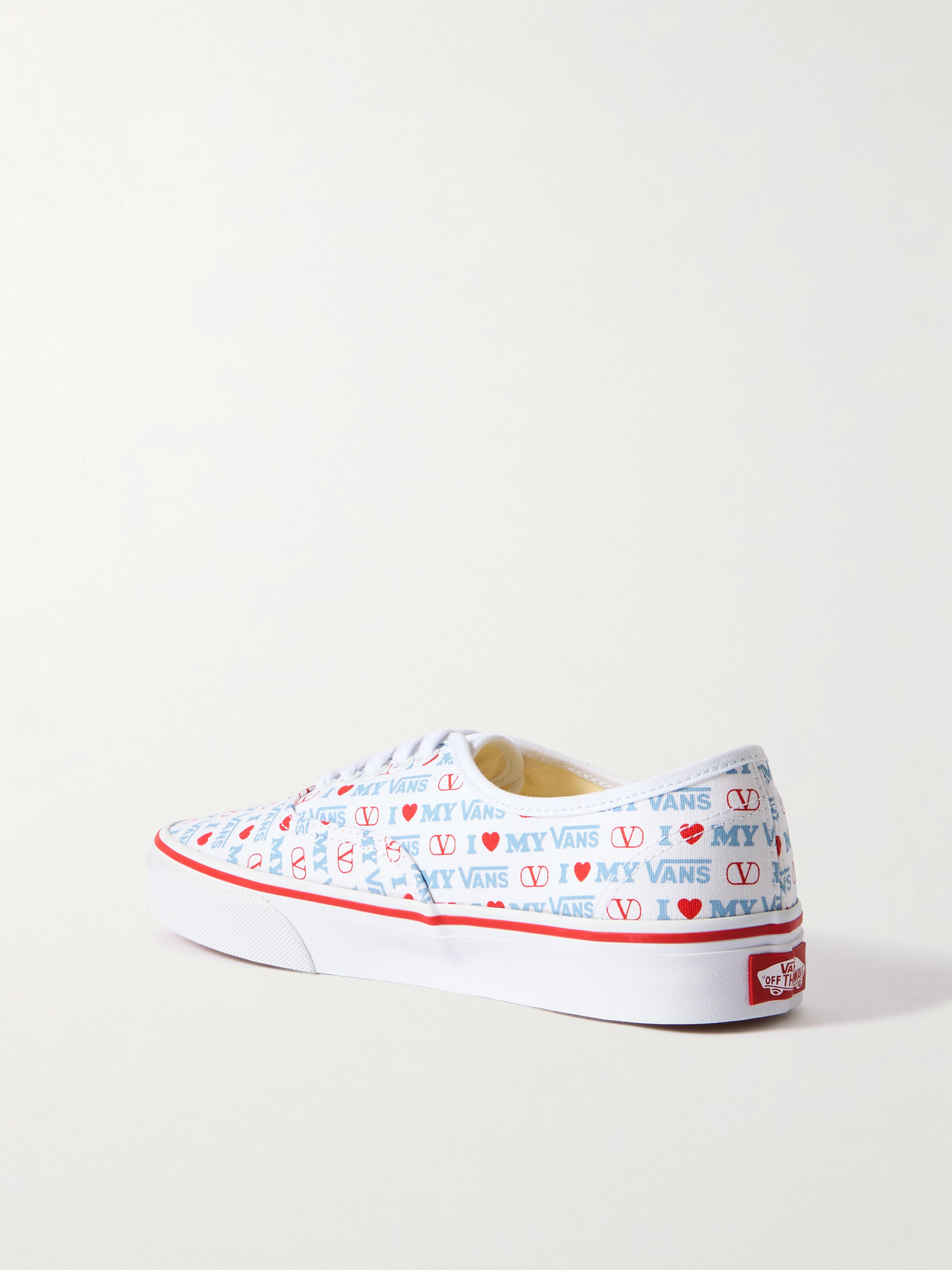 Garavani - + Vans Authentic Printed Canvas Sneakers