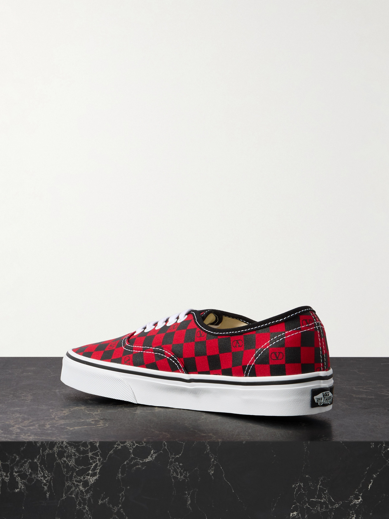 Garavani - + Vans Authentic Checked Canvas Sneakers